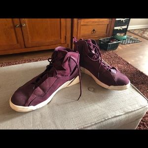 Men’s Jordan True Flight Burgandy High Tops